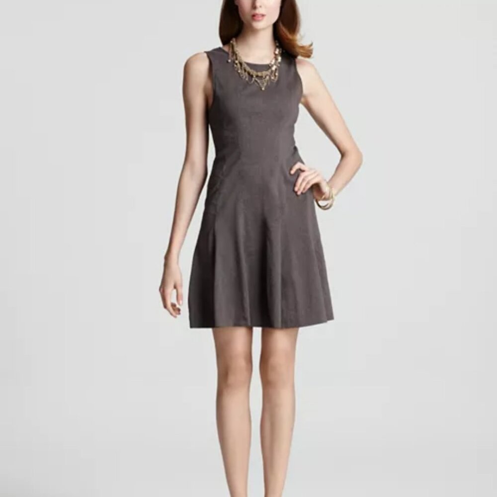 Theory Tilifi Crunch Linen flare dress